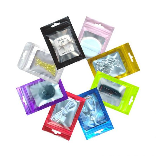 6*10cm Flower Packing Bag Smell Proof Mylar Bags With Transparent Window