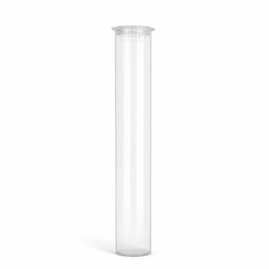 116mm Clear Child Resistant Pop Top Pre-Roll Tubes | 1000 Count
