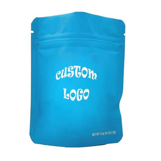 3.5g Mylar Smell Proof Bags Custom Printed Heat Seal Child Proof Packing Baggies