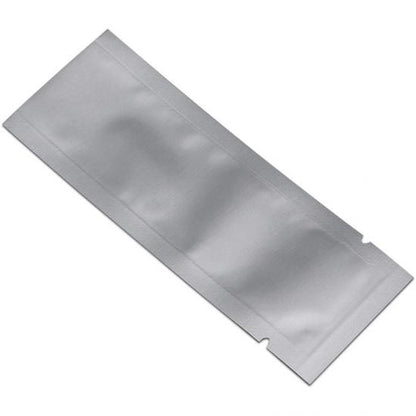 Silver Smell Proof Sealing Herb Mylar Pure Foil Bag Pouch For Packaging Food Storage