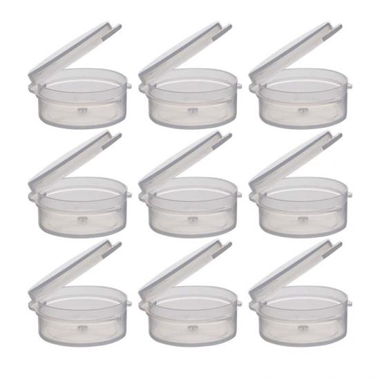 Customized logo 3ml 5ml 10ml PP Plastic Snack Small All-in-one Portable Flip Top Jar for Home Use