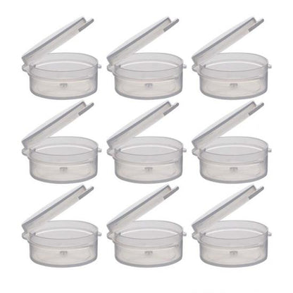 Customized logo 3ml 5ml 10ml PP Plastic Snack Small All-in-one Portable Flip Top Jar for Home Use