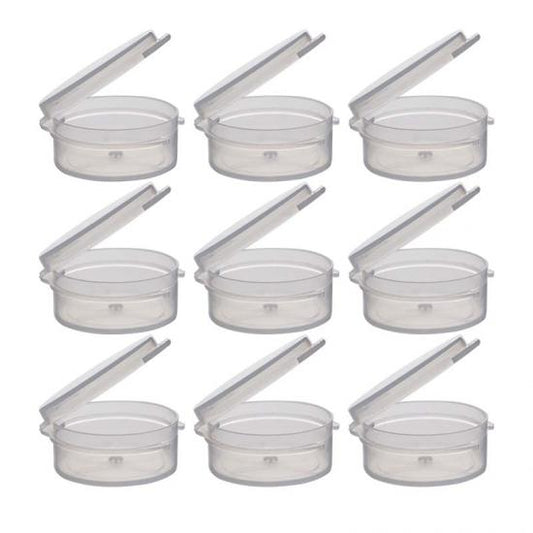 Customized logo 3ml 5ml 10ml PP Plastic Snack Small All-in-one Portable Flip Top Jar for Home Use