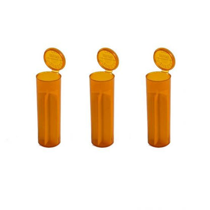 30x95mm FoodGrade PP Storage Vials Custom Colors Logo Printing SqueezePop Design for Medicine Snacks