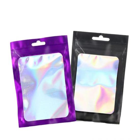 6*10cm Flower Packing Bag Smell Proof Mylar Bags With Transparent Window