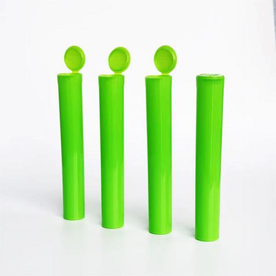 109mm Clear Biodegradable Child Resistant Pre-Roll Tubes