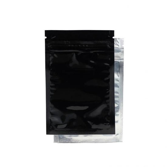 1 Gram Mylar Barrier Bags Black/Clear