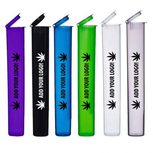 Custom Pop Top Pre-roll Joint Tubes - 90mm - Fits 83mm Cones