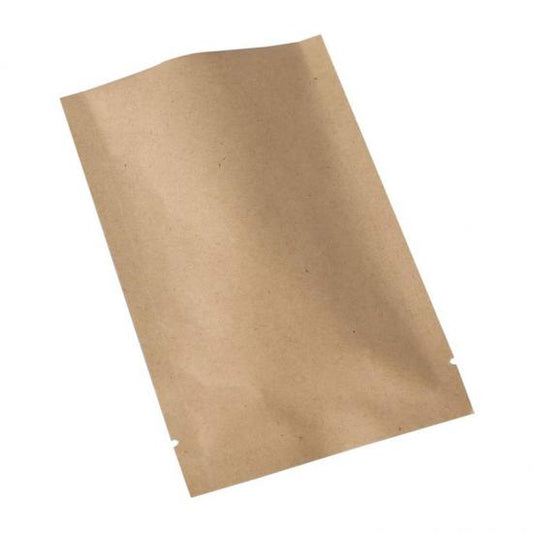 Eco Friendly Customized Reusable Food Grade Waterproof Ziplock Stand up Kraft Paper Bag