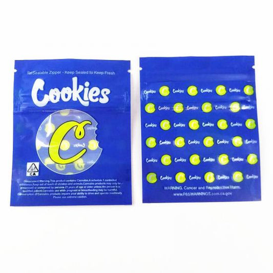 1/8 ounce Pouch Flower Dry Herb 3.5 Grams Blue Cookies Bag