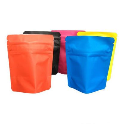 Matte Color Stand Up Aluminum Foil Plastic Coffee Mylar Bags