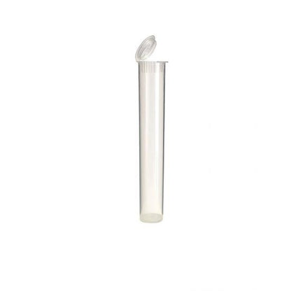 116mm Clear Biodegradable Child Resistant Pre-Roll Tubes