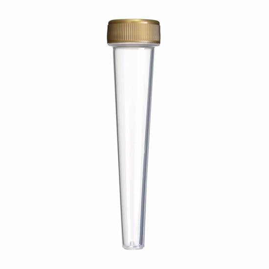 Clear Child Resistant Push Turn Conical Tube 98mm