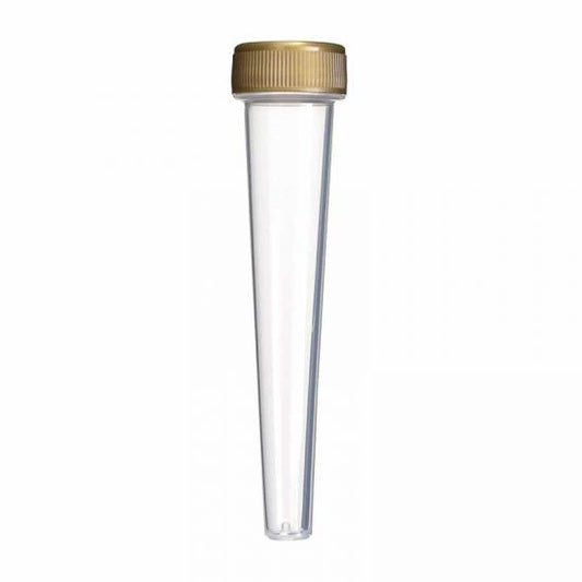 Clear Child Resistant Push Turn Conical Tube 98mm