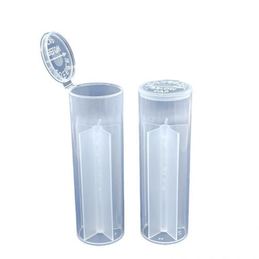 30*114mm Child Resistant Plastic Tube Container 5pcs Pre-roll Packaging Squeeze Tube