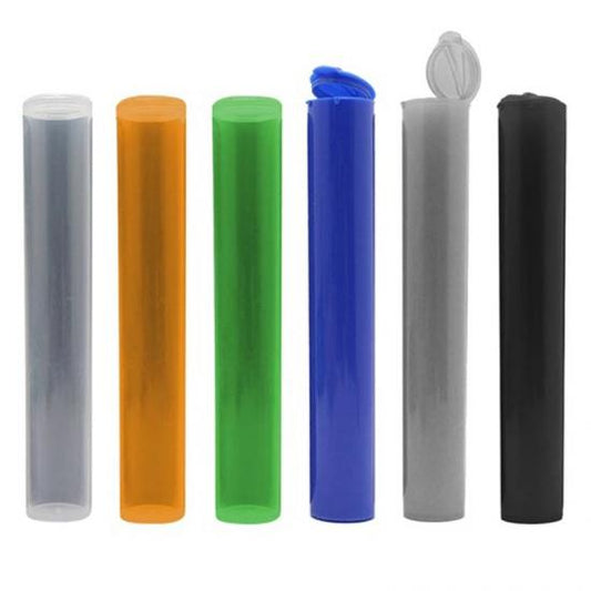 Pop Top Opaque Child Resistant Pre Roll Tube