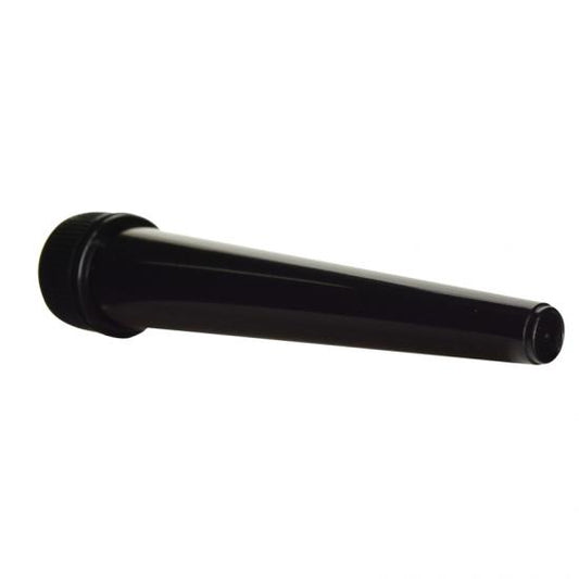 Black Child Resistant Conical Tube 98mm