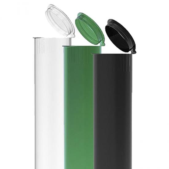 King size Child Resistant Opaque Black Pre Roll Tubes