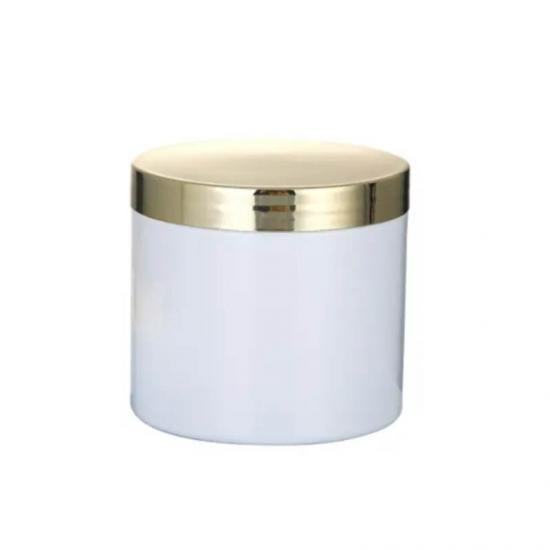 Wholesale PET Plastic Cosmetic Jar Amber Black 50ML 100ML 120ML Cream Bottle with White Black Lid
