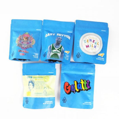 New Soft Touch Cookies Bags 3.5gram Smell Proof Weed Packaging Cali Bags