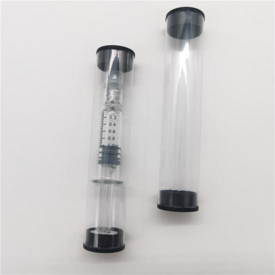 Cylinder Plastic Roll Tubes with Silicone Lids for Atomizers and Cigars