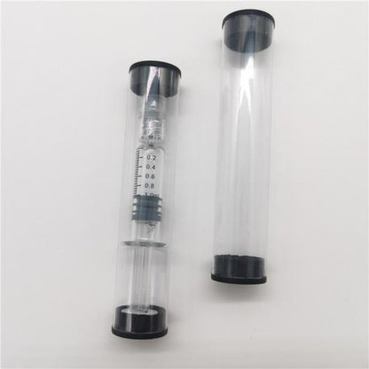 Cylinder Plastic Roll Tubes with Silicone Lids for Atomizers and Cigars