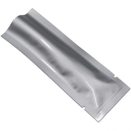 Silver Smell Proof Sealing Herb Mylar Pure Foil Bag Pouch For Packaging Food Storage