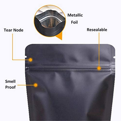 28g smell proof custom brand weed packaging mylar bags