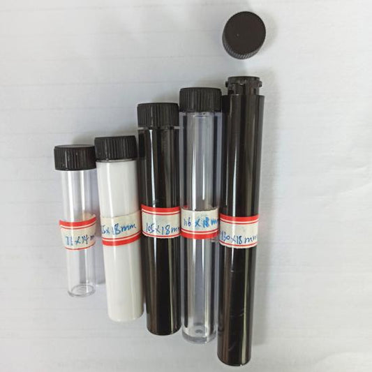 Child Proof 116mm Vaporizer Cartridge Packaging Tube Vape Pen PS Tube for CBD Oil Cartridge