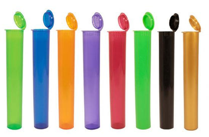 116mm Child Resistant Opaque Black Pre Roll Tubes
