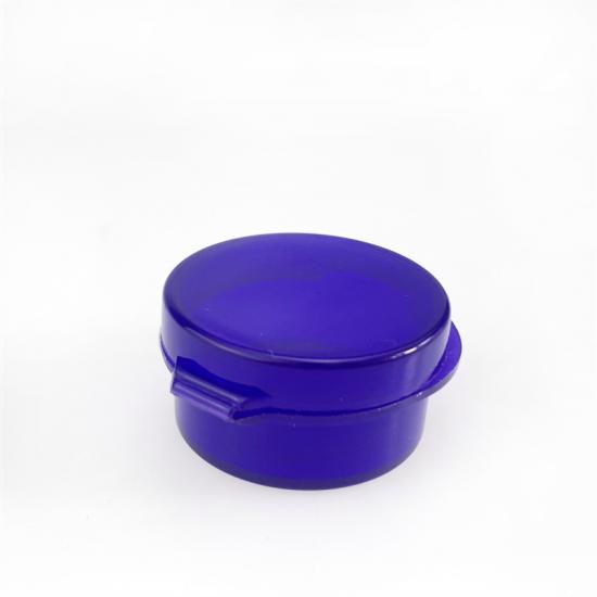 Empty 3g 5g 10g Plastic Jars With Hinged Lid Flip Top For Concentrate Oil Containers
