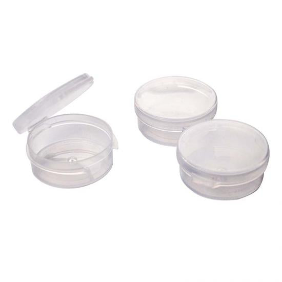 Customized logo 3ml 5ml 10ml PP Plastic Snack Small All-in-one Portable Flip Top Jar for Home Use