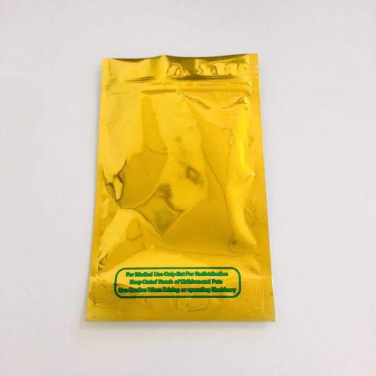 Custom Printed Stand up Herb Mylar Bag With Smell Proof and Zipper Top