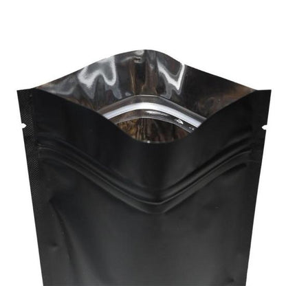 Matt Black Stand Up Ziplock Pouch Bag 3.5 Grams Weed Packaging Mylar Foil Bags