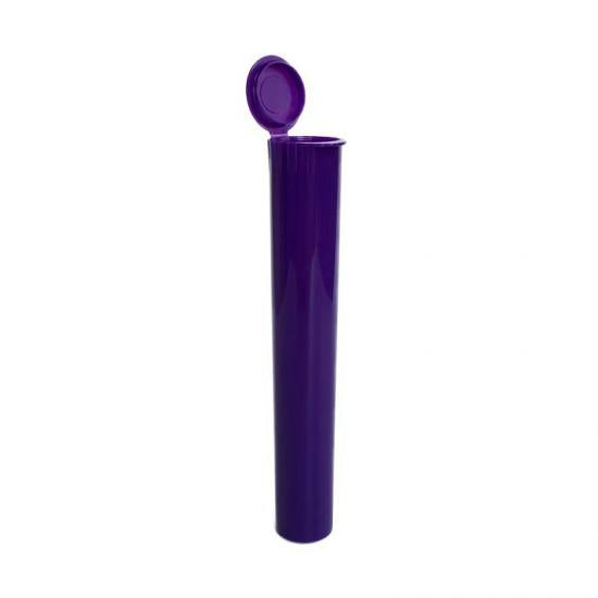116mm Clear Biodegradable Child Resistant Pre-Roll Tubes