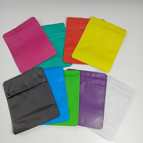 3.5g Plastic Children resistant regular zipper Customized Mylar Bag