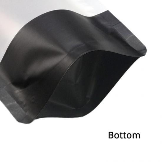 1/8oz Child Resistant Zipper Black Smell Proof Mylar Bag