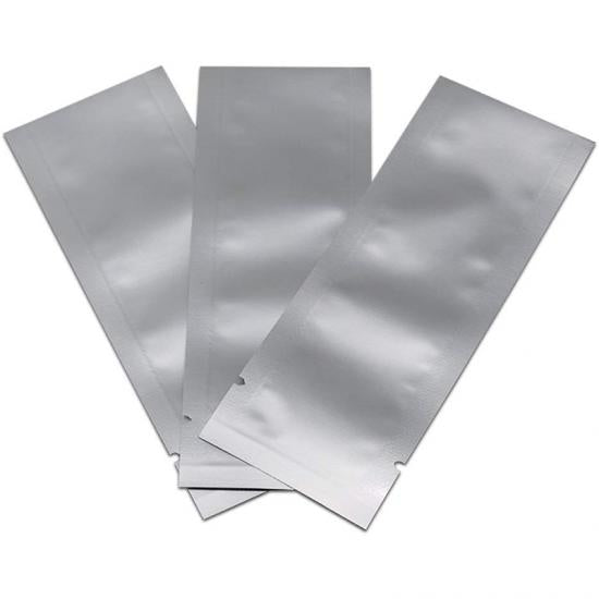 Silver Smell Proof Sealing Herb Mylar Pure Foil Bag Pouch For Packaging Food Storage