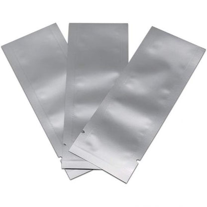 Silver Smell Proof Sealing Herb Mylar Pure Foil Bag Pouch For Packaging Food Storage