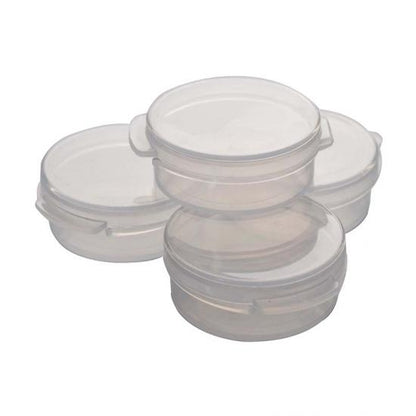 Customized logo 3ml 5ml 10ml PP Plastic Snack Small All-in-one Portable Flip Top Jar for Home Use