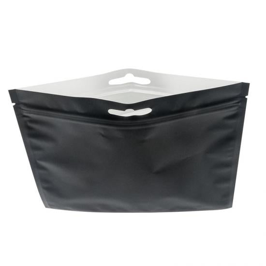 1/8oz Child Resistant Zipper Black Smell Proof Mylar Bag