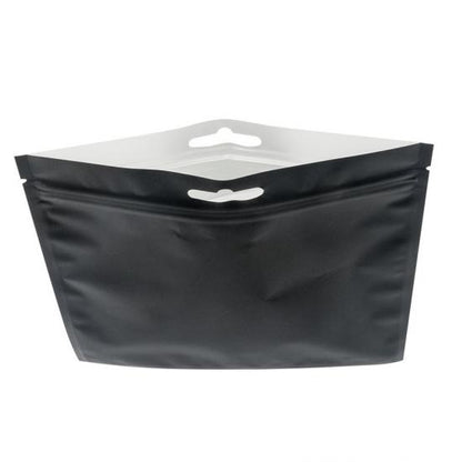 1/8oz Child Resistant Zipper Black Smell Proof Mylar Bag