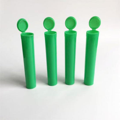 109mm Clear Biodegradable Child Resistant Pre-Roll Tubes