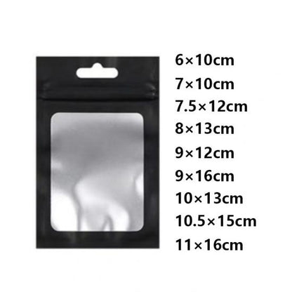 6*10cm Flower Packing Bag Smell Proof Mylar Bags With Transparent Window