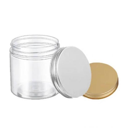 Wholesale PET Plastic Cosmetic Jar Amber Black 50ML 100ML 120ML Cream Bottle with White Black Lid