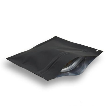 Matt Black Stand Up Ziplock Pouch Bag 3.5 Grams Weed Packaging Mylar Foil Bags