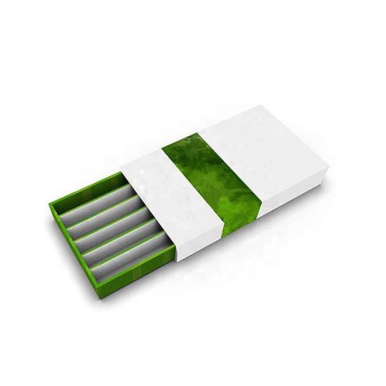 109mm Pre-roll Paper Box Child Proof Button Lock Kraft Paper Tube Container