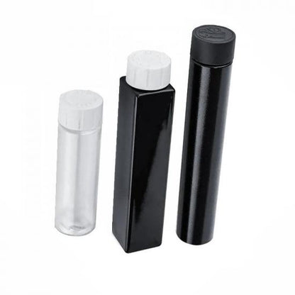 125mm Black PET Pre-roll Plastic Tube with 22mm Child Resistant Cap