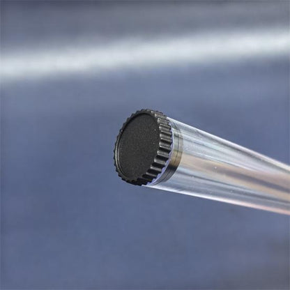 112mm Clear PS Cone Shape Tube Pre Roll Packaging Plastic Tube with Plug