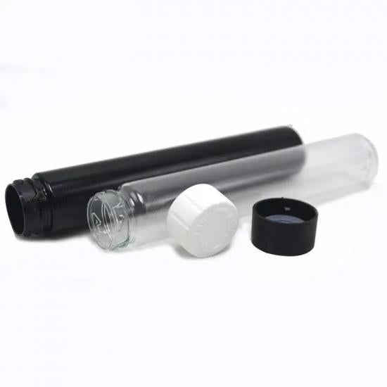 125mm Black PET Pre-roll Plastic Tube with 22mm Child Resistant Cap